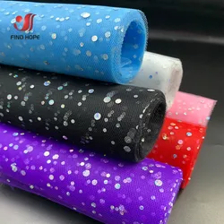 Sequin Tulle Roll Spool 10 Yards 15cm 7 Colors Organza Fabric Tutu Skirts Girls Baby Shower Decoration Xmas Party Supplies