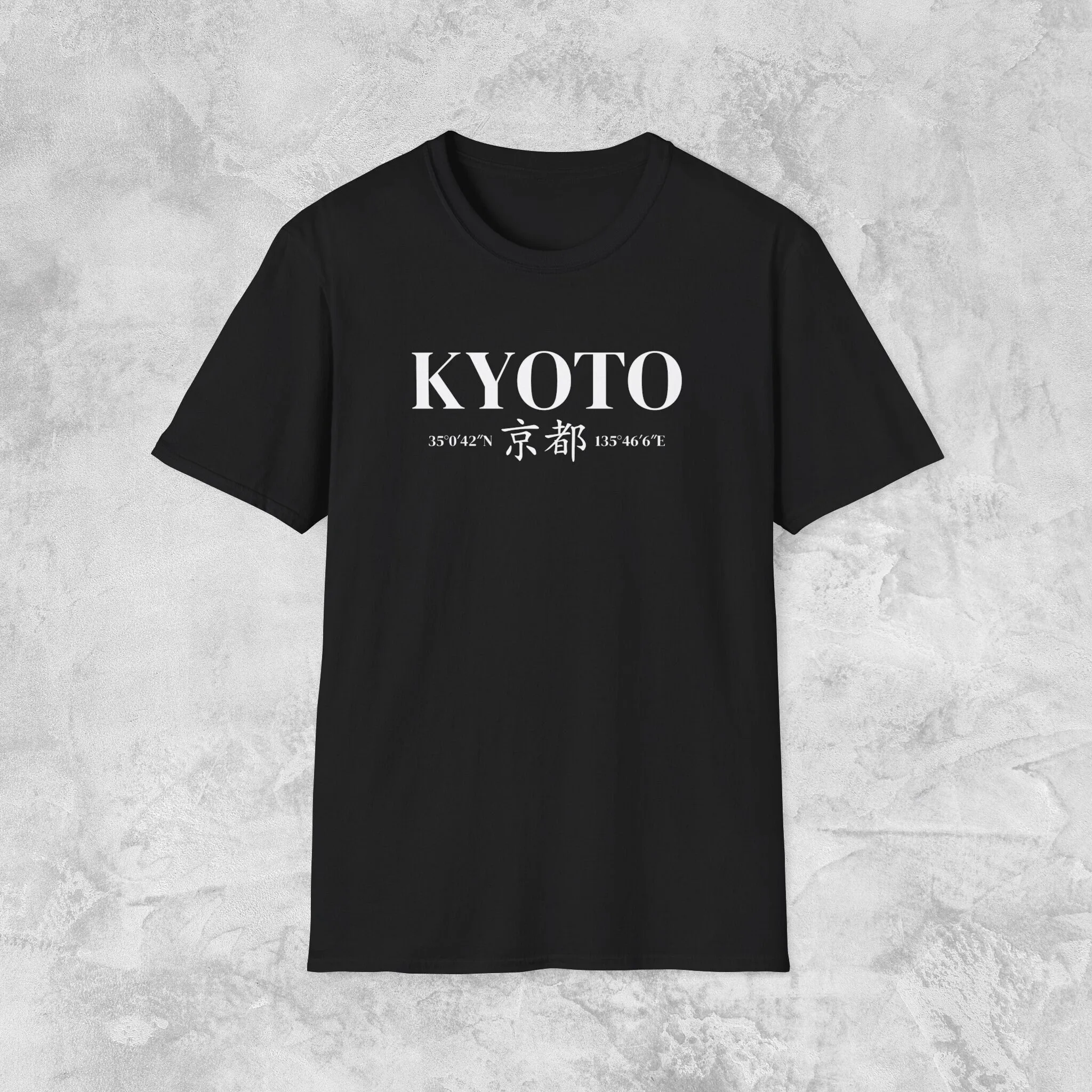 Minimalist Kyoto T Shirt Japan S Anime Fan Japanese Food Lover Monochrome Trendy Retro Vintage