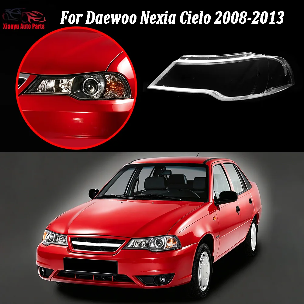

Прозрачная крышка фары, рассеиватель, линза из плексигласа для Daewoo Nexia Cielo 2008-2013 годов выпуска