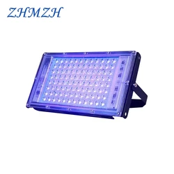 220V LED UV GEL Curing Light LED Atmosphe Floodlight SMD2835 50W 100W 200W 300W Indoor Fluorescent Detection party PC Cover