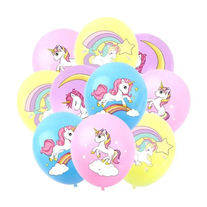 

16pcs Cute My Little Pony Unicorn 12inch Latex Balloon Children's Happy Birthday Party Decoration Baby Shower Globos Balloon Toy