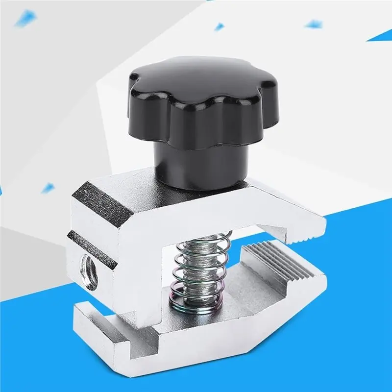 AB66-Stainless Steel Jaw Clamp, 500 N Maximum Load, 3.5 Mm Opening Size, For Testing Rubber, Cables, Paper, And Plastic Films