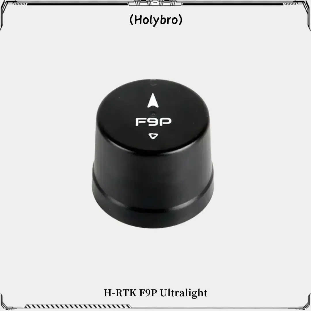 HolyBro 2025 وحدة جديدة H-RTK F9P خفيفة RTK GNSS مع هوائي حلزوني بوصلة ZED-F9P IST8310 لسلسلة Pixhawk