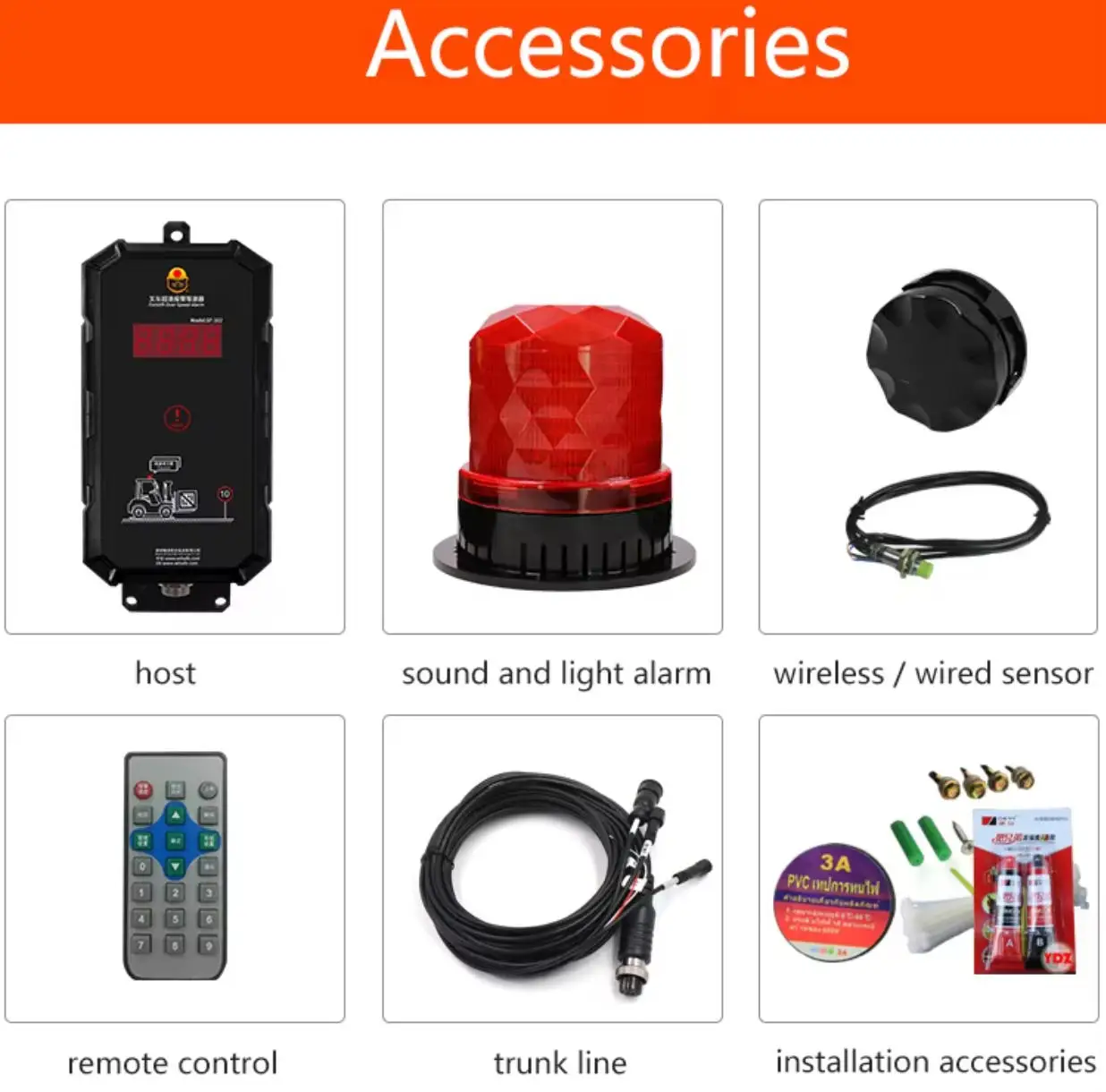Picture 4: Forklift Overspeed Alarm System-Safe Driving Speed Limiting Control Alarm for Material Handling Equipment