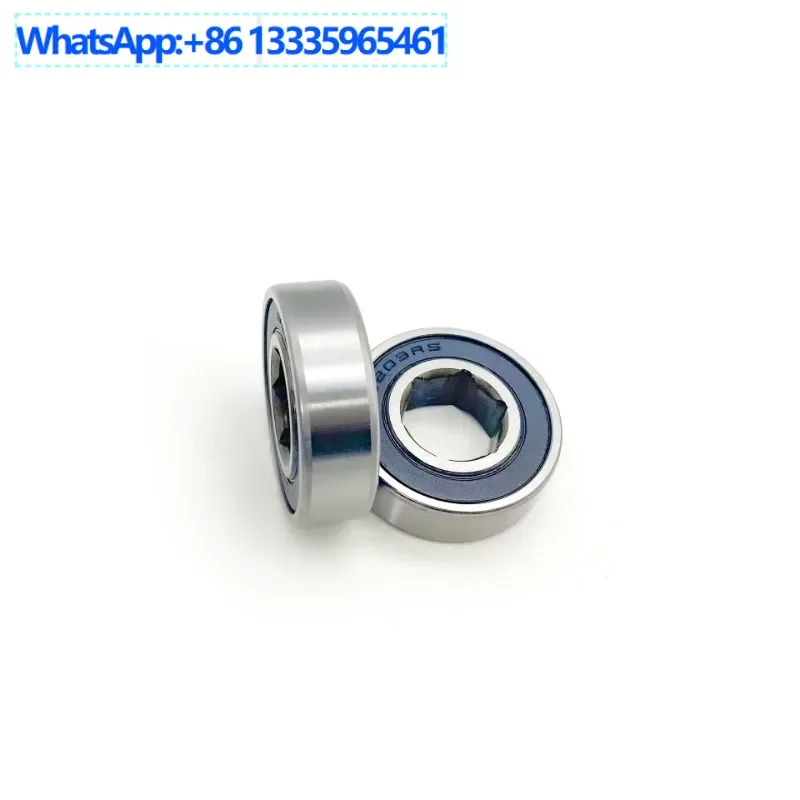

20PCS 6203 Six-hole 17 deep groove ball bearing, maintenance-free high temperature resistance, agricultural machinery bearing