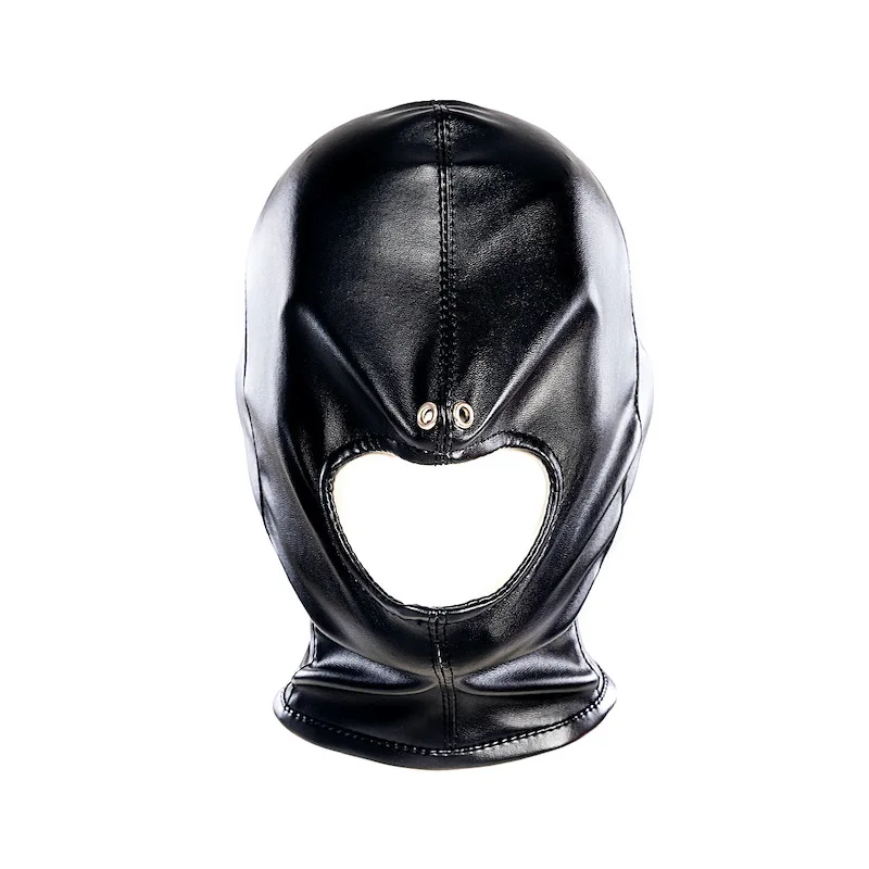 Sex Bdsm Bondage Handcuffs Toys Kit with Leather Open Mouth Mask Hood for Women Couples Slave Games Flirting Adult Product