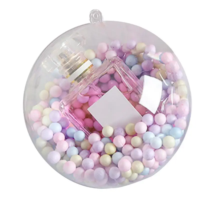 4-20cm Christmas Transparent Ball Fillable Ornament Ball for Manual Wedding Christmas Party Home Decor Ornaments Party Gift box