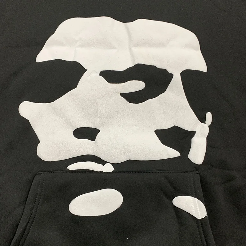 Y2K Vintage Gothic Aesthetics Hooded Sweatshirt Casual Number 3 Face Printing Autumn Winter Commuter Fashion Street Women Hoodie