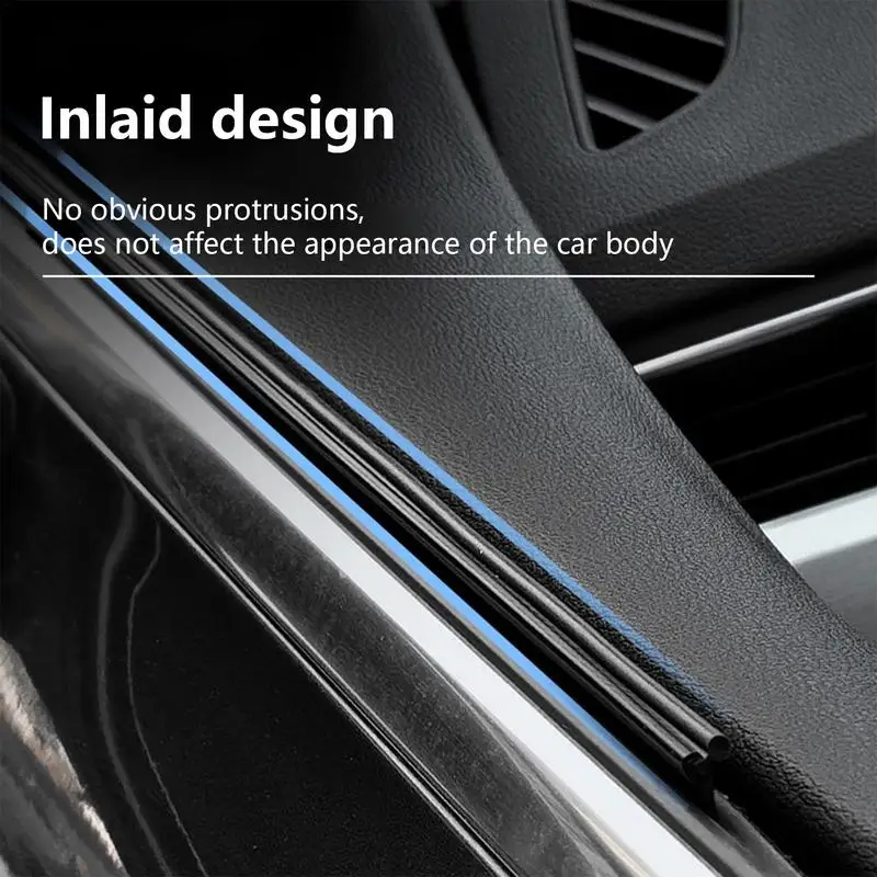 Side Window Wiper For Cars Rubber Weather Resistant Side Window Wiper Strip Multifunctional Easy Installation Tightly Fit Window