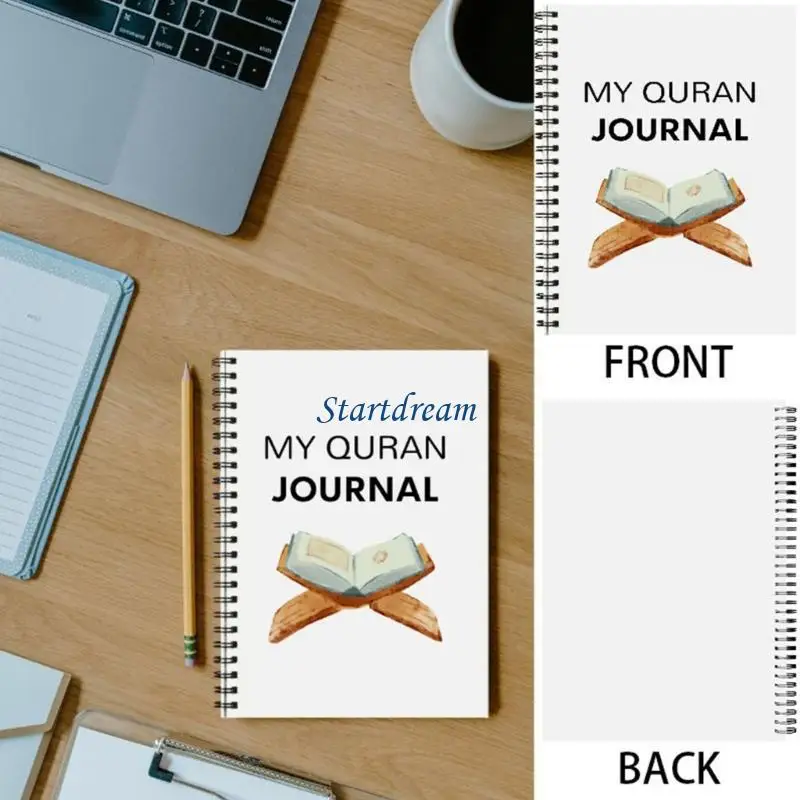 Twin Coil Binding Coran Guide Planner Professional Coran Study Journal Notebook K92C