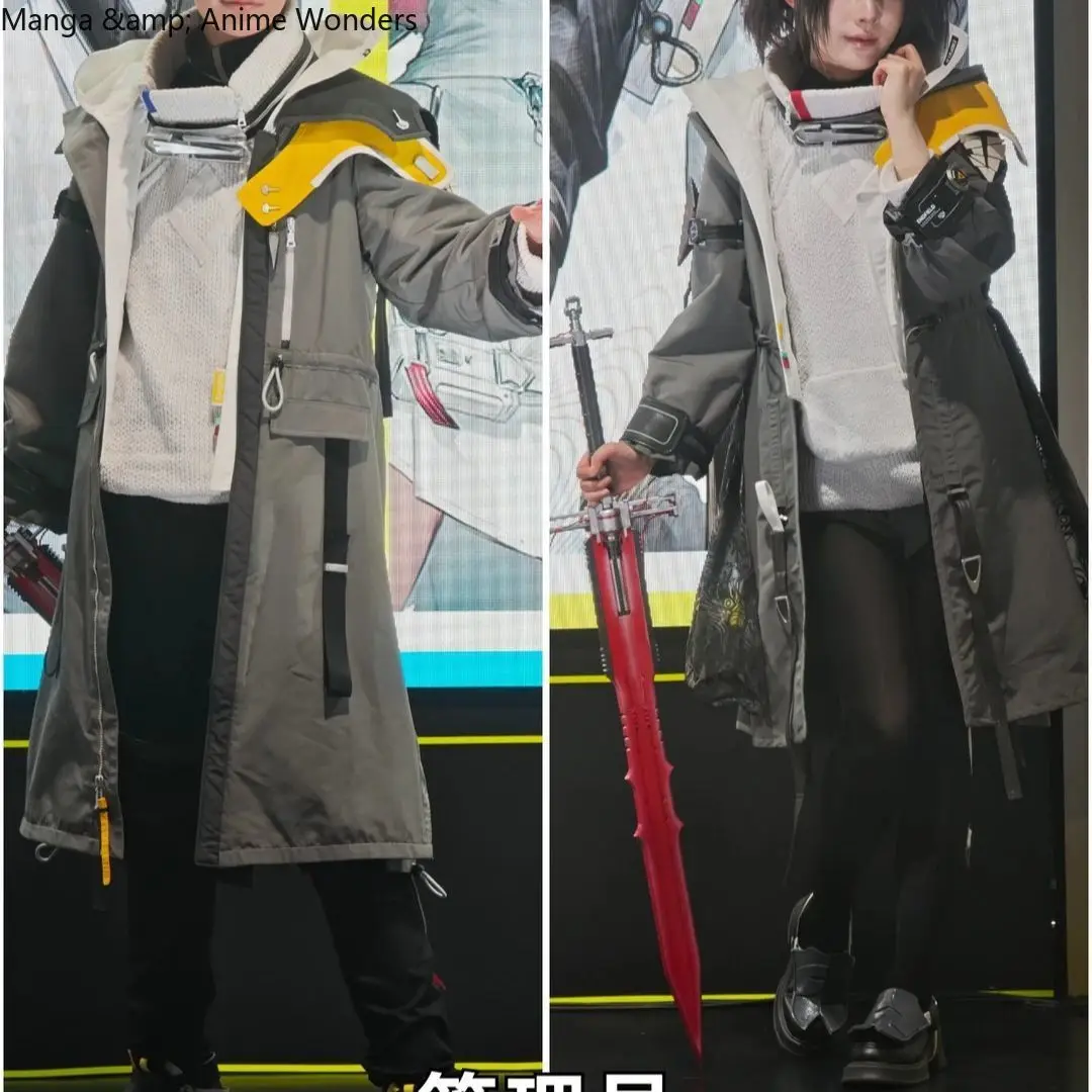 

Game Arknights: Endfield‌ Endmin Gift Fashion Unisex Wind Coat Hoodie Tops Suit Jacket Cosplay Costume Anime Halloween Gift