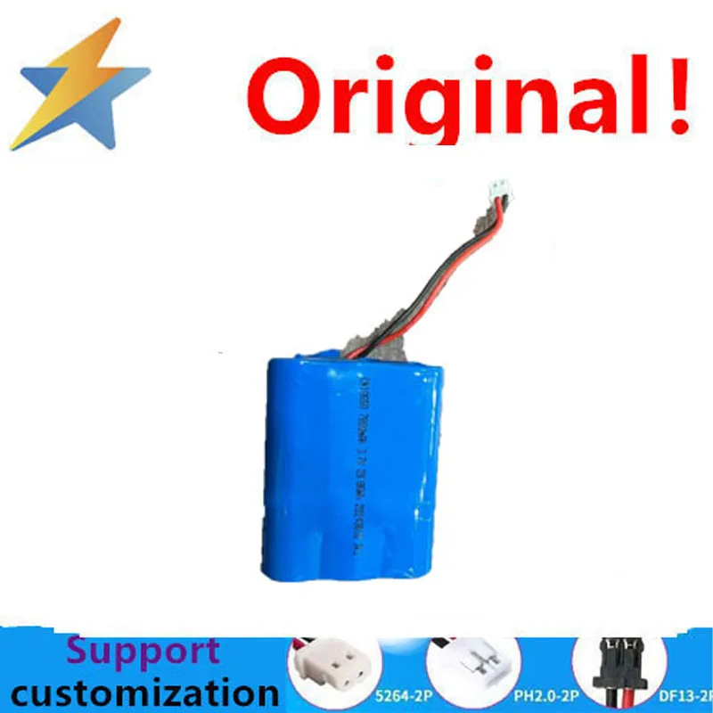 3.7V three section 18650 lithium battery pack, double row, two strings, 3 parallel assembly line, protection board, audio batter