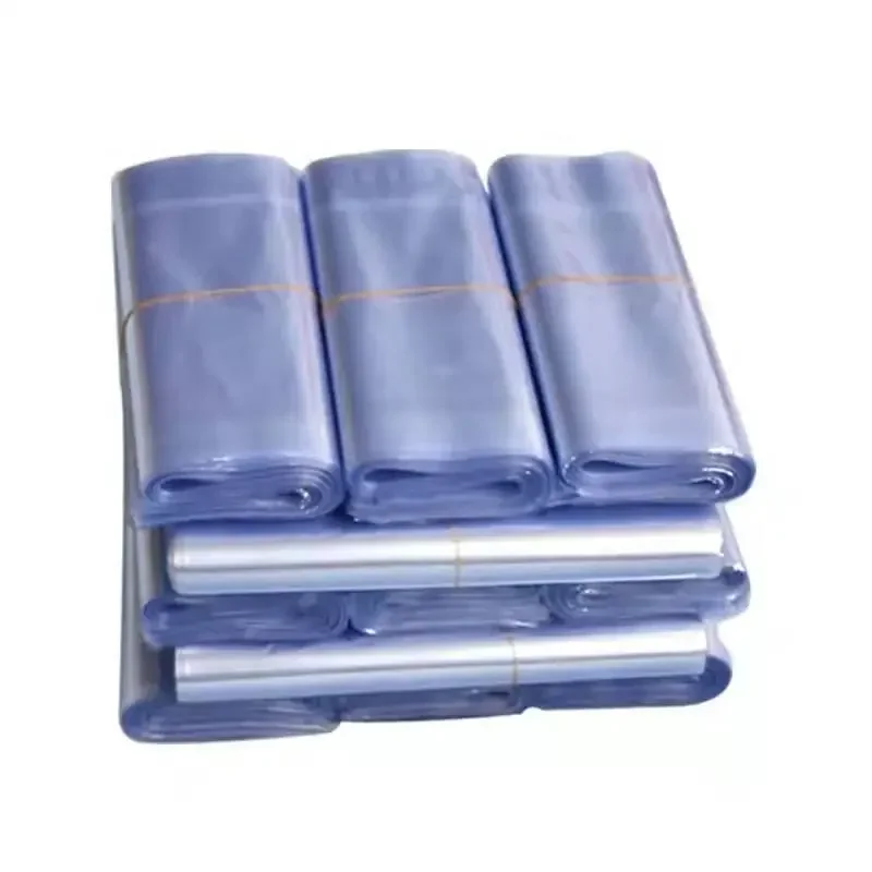 PVC Shrink Heat Shrink BagsTransparent Protective Plastic Sealing Membrane Shoe Film Box Outer Packag Moisture-proof Sealing Bag