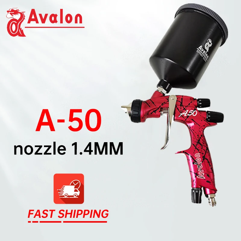 Avalon A-50 Professional airbrush 1.4mm airbrush varnish gun Automotive sheet metal industrial spraying  automotive paint gun