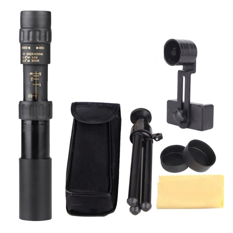 300x40 Monocular Monocular with Phone Adapter for Watching