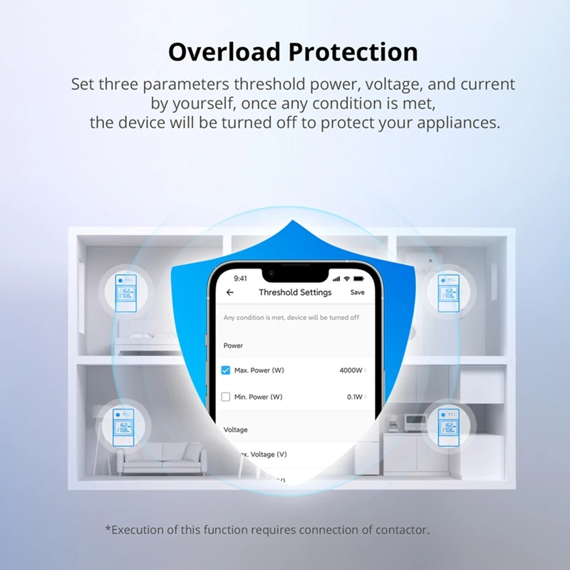 Новый кольцевой интеллектуальный измеритель мощности POWCT ESP32, трансформатор тока с чипом, 100 А, монитор энергии, контактное управление, работает с Alexa IFTTT
