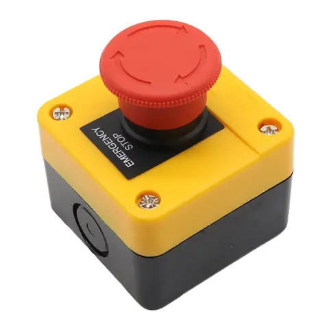 1NO+1NC e-stop push button switch emergency stop switch