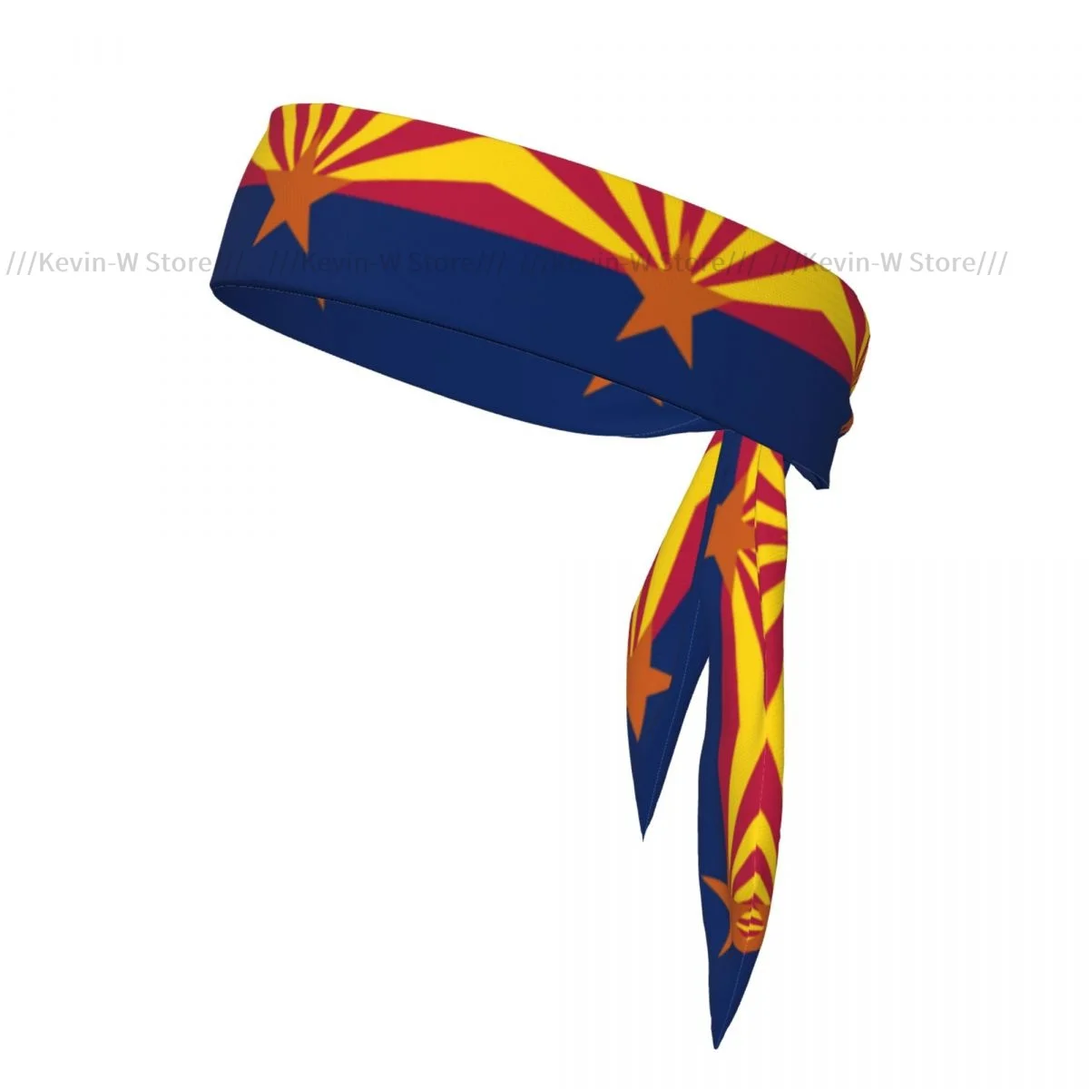 Tie Headbands Flag Of Arizona Sports Head Band Athletic Sweatband Bandana Sweat Wicking