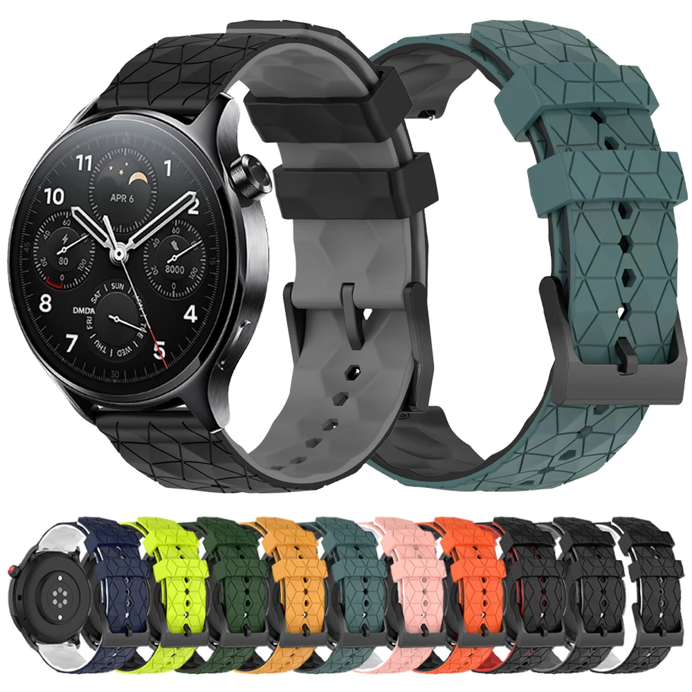 Per Xiaomi Watch 2 Pro cinturino in silicone per Mi Watch S4 S3 Color 2 S1 Active Pro S2 42mm 46mm SmartWatch cinturino 22mm Correa