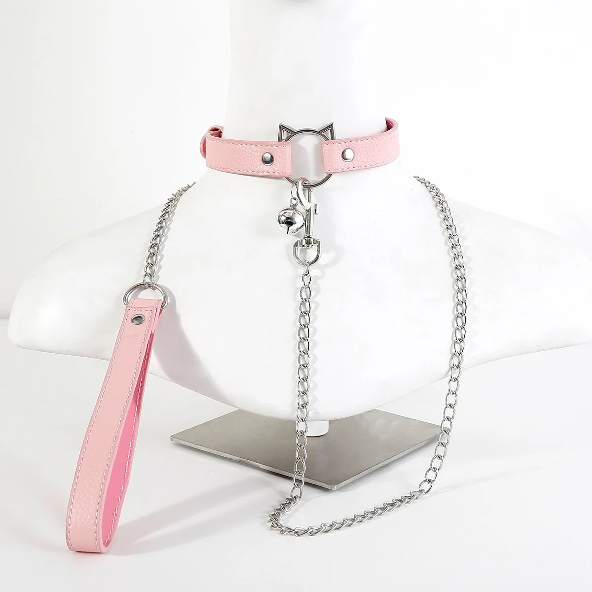 Pink Sex Toys Leather BDSM Kit Sex Bondage Sex Toys for Women Set Handcuff Exotic Sex Games Whip Adult Sexy Toys 18