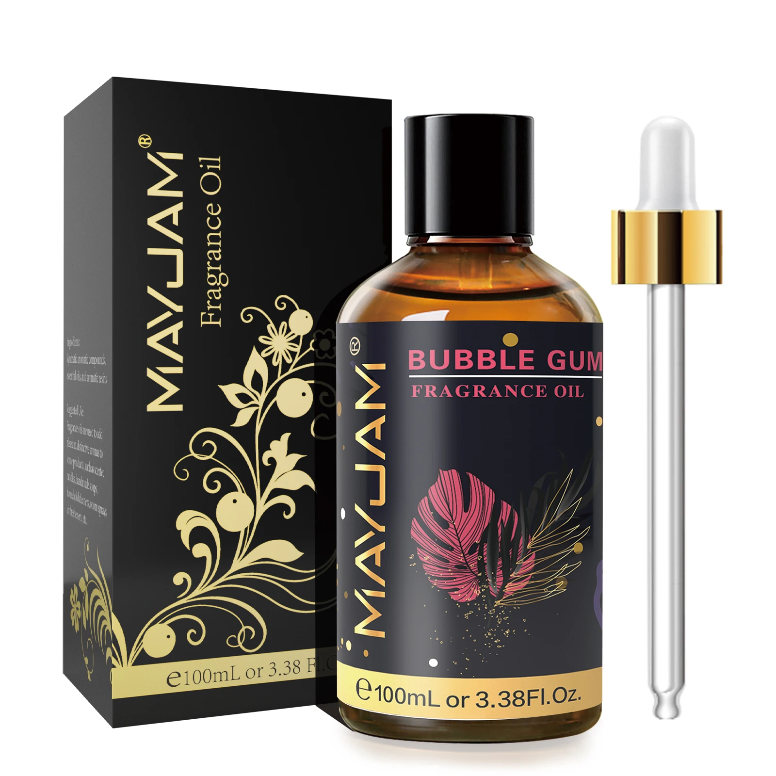 MAYJAM 100ml Fragrance Oils with Dropper Bubble Gum Sea Breeze Coconut Vanilla White Musk Freesia Black Orchid Fast Shipping