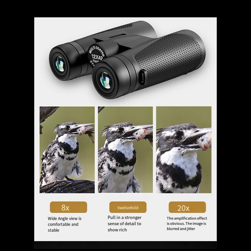 High-Definition Binocular Optical Telescope Suitable For Outdoor Sightseeing, Sports, Travel And Stargazing