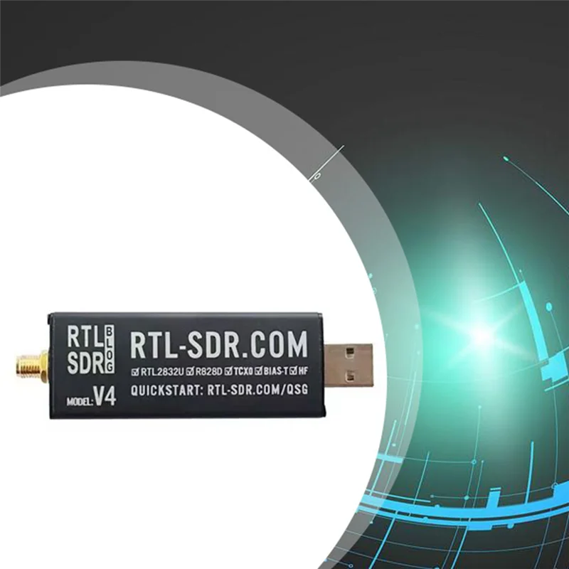 

-ABHW для блога RTL-SDR RTL SDR V4 R820T2 Обновление до R860T RTL2832U 1PPM TCXO 1PPM TCXO SMA RTLSDR Программно-конфигурируемое радио