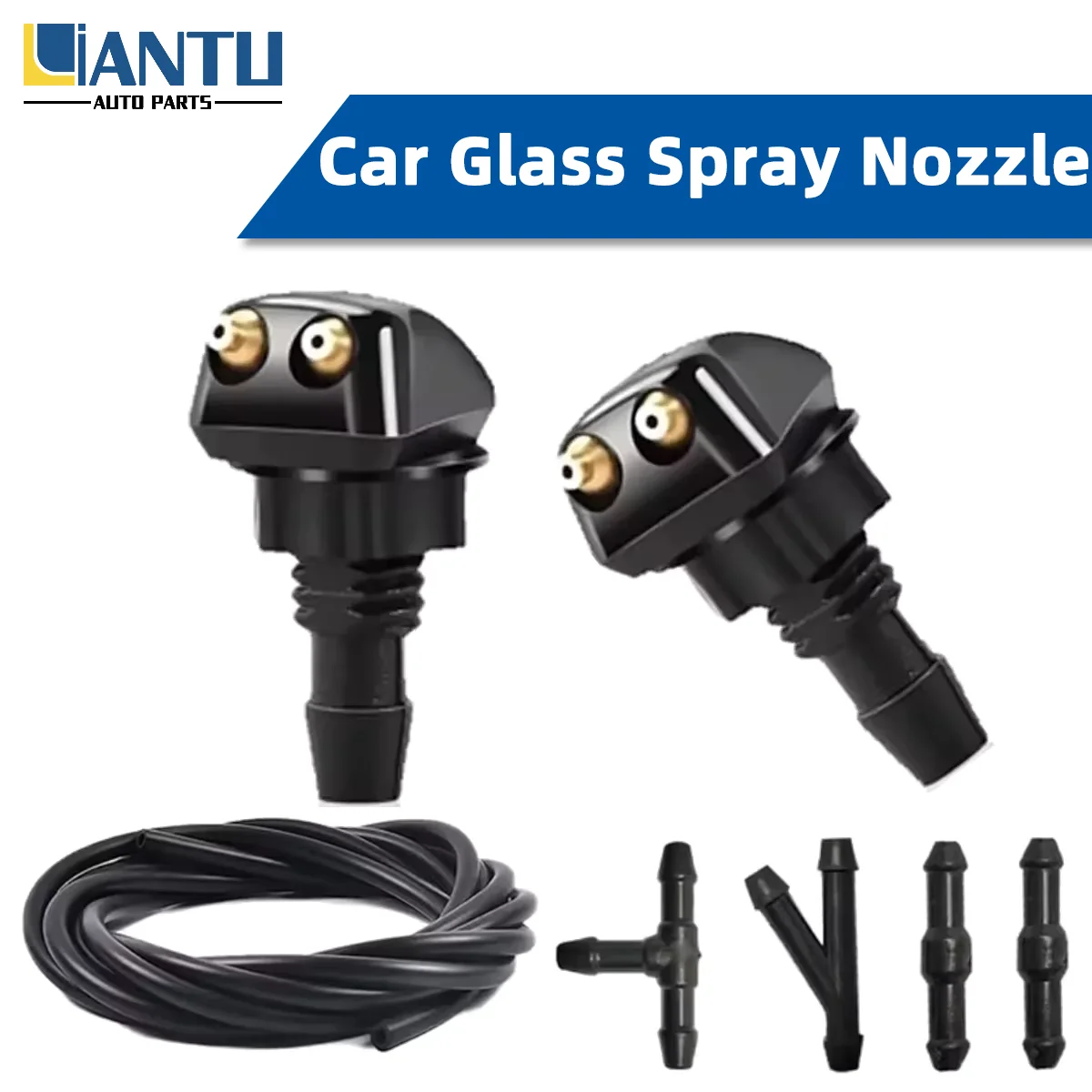 

Automotive Wiper Cleaning Nozzle Adjustable Nozzle Rubber Spray Hose I T Y Diverter Adjustable Nozzle Hose Kit Cleaning Nozzle