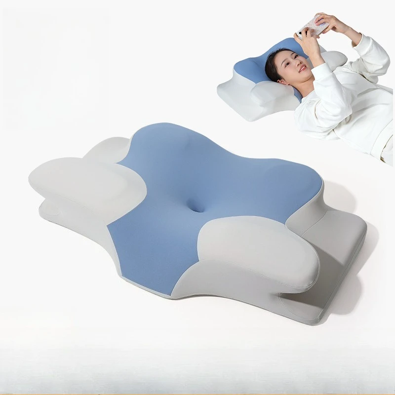 

1 шт. Эргономичная ортопедическая подушка для сна с эффектом памяти, поддерживающая шею, с медленным восстановлением формы