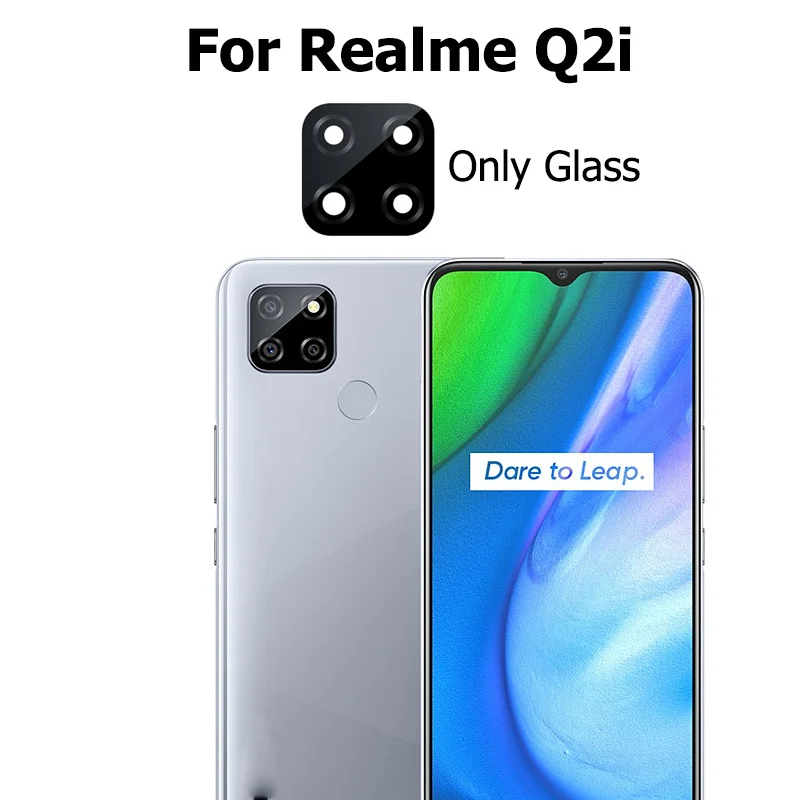 Rear Camera Lens For Realme Q2 Q2i Q3 Q3i GT Neo Pro 4G 5G Back Camera Glass With Adhesive Sticker Replacement Parts