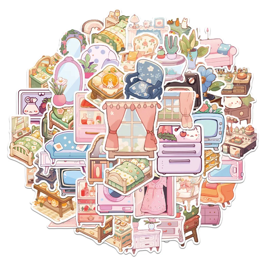 

50 шт., креативные Q Edition, сделай сам, высокая красота, милые креативные наклейки, чехлы для телефонов, справочники, наклейки на чашку воды