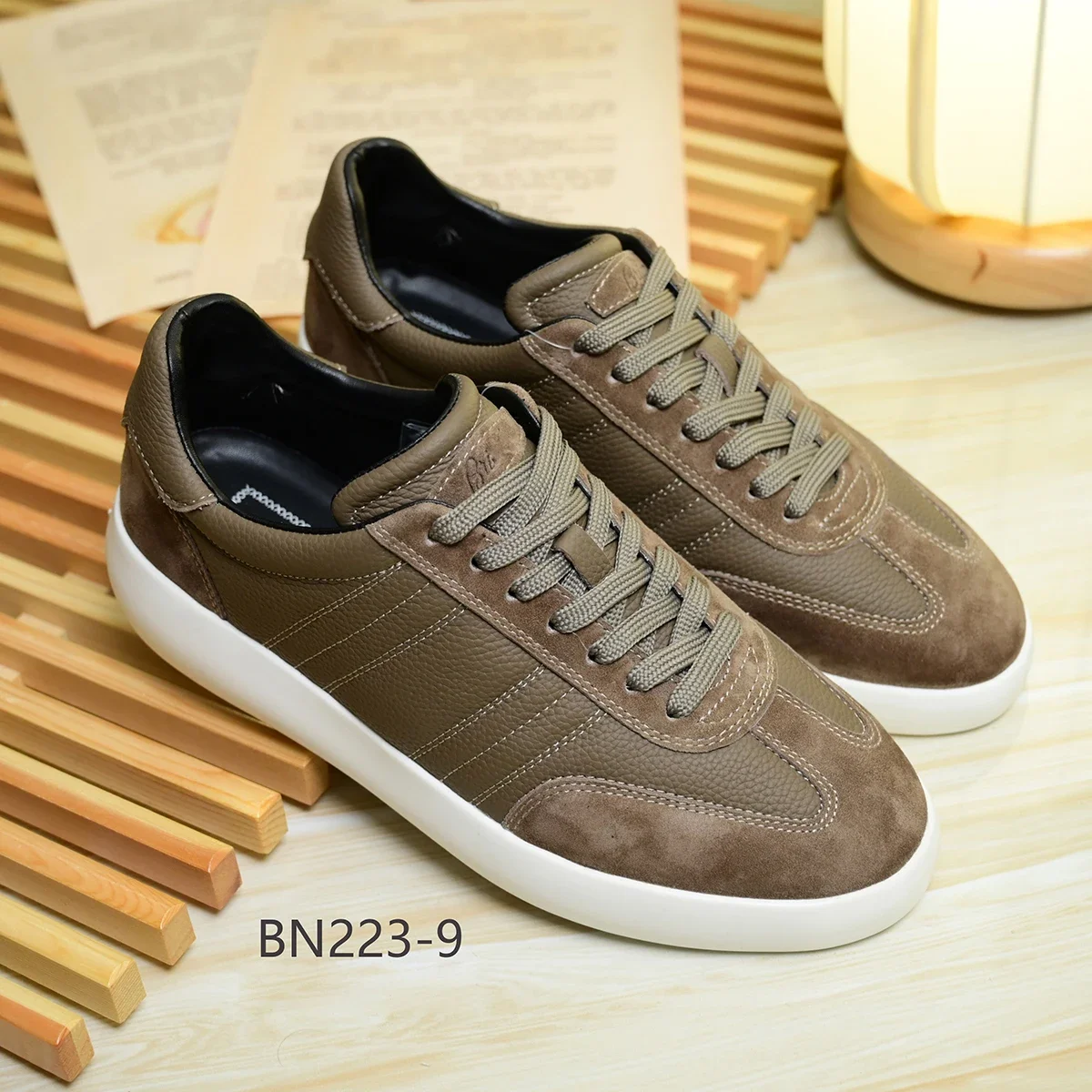 7 أحذية DIKU بقرة 2025 موضة جديدة رياضية غير رسمية قابلة للتنفس جودة عالية مريحة للرجال أوروبية كبيرة الحجم 39-45 #5