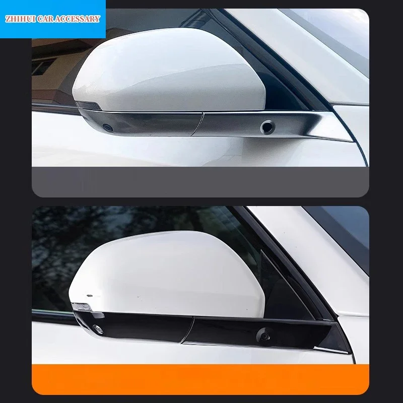 For Li Lixiang L7 L8 L9 2022-2024 Car Rear View Mirror Bottom Blackening Kit Reverse Mirror Protective Shell Auto Accessories