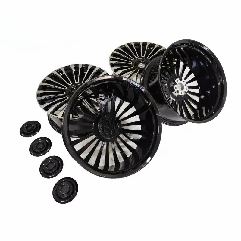 Car Mdification Accessories Front Rear Wheel Hubs Custom 22-24inches Forged Wheel Hubs Upgrade to Wheel Rims