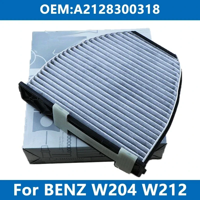 Cabin Filter Car Air Conditioner A2128300318 For Mercedes Benz W204 W212 C180 C200 C250 E200 E220 E260 E350 AMG T-Model CLS GLK