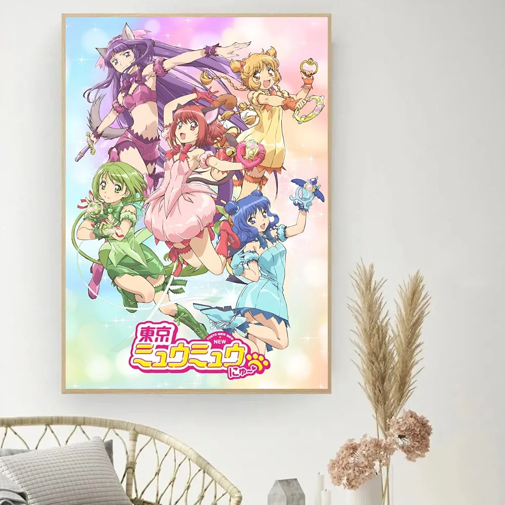 tokyo mew mew anime Poster POSTER Wall Pictures For Living Room Fall Decor Bedroom
