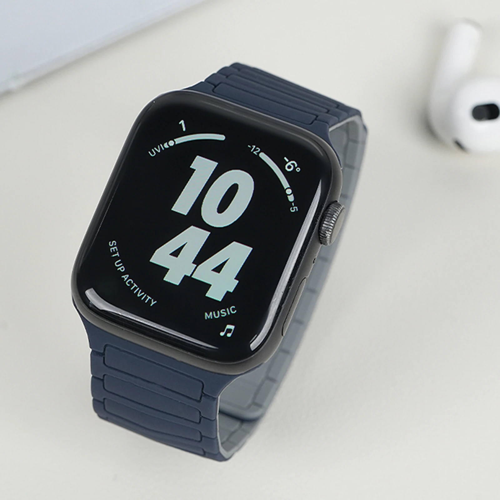 Cinturino magnetico per cinturino Apple Watch 44mm 49mm 45mm 38mm 42mm 41mm cinturino in silicone iWatch Series Ultra2 9 8 7 6 5 Se 40mm