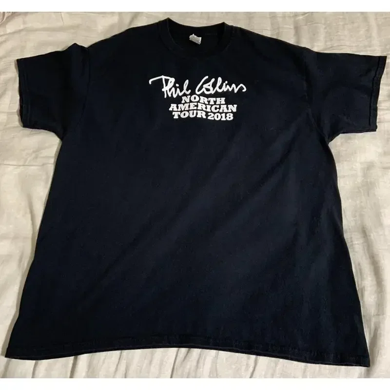 Phil Collins Not Dead Yet Tour 2018 Local Crew T shirt XL MEN'S RARE