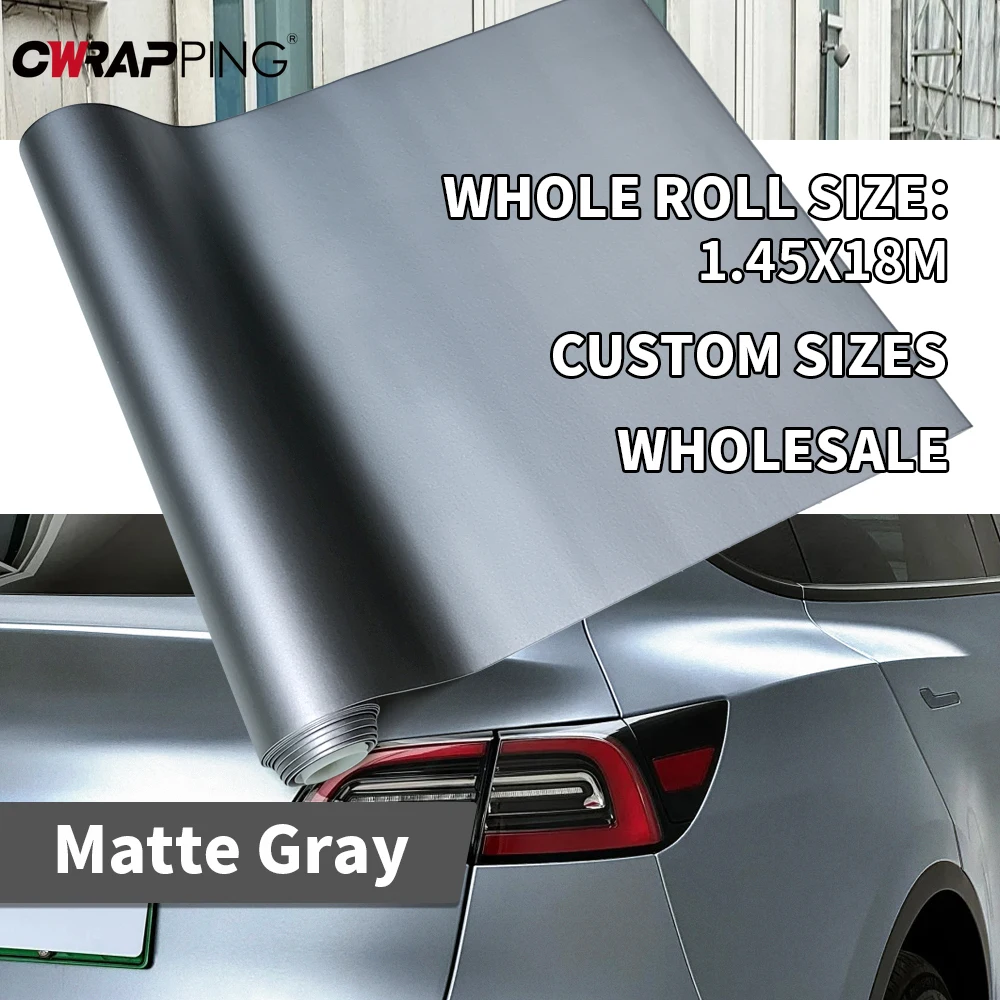 

Самоклеящаяся матовая пленка для оклейки автомобилей с функцией отвода воздуха, водонепроницаемая, виниловая, устойчивая к царапинам, самоклеящаяся