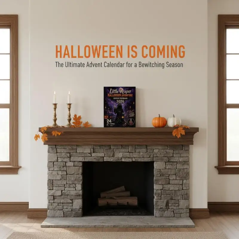 2026 Halloween-Adventskalender 24 Tage Gruselige Acryl-Ornamente Countdown-Box – Detail 5