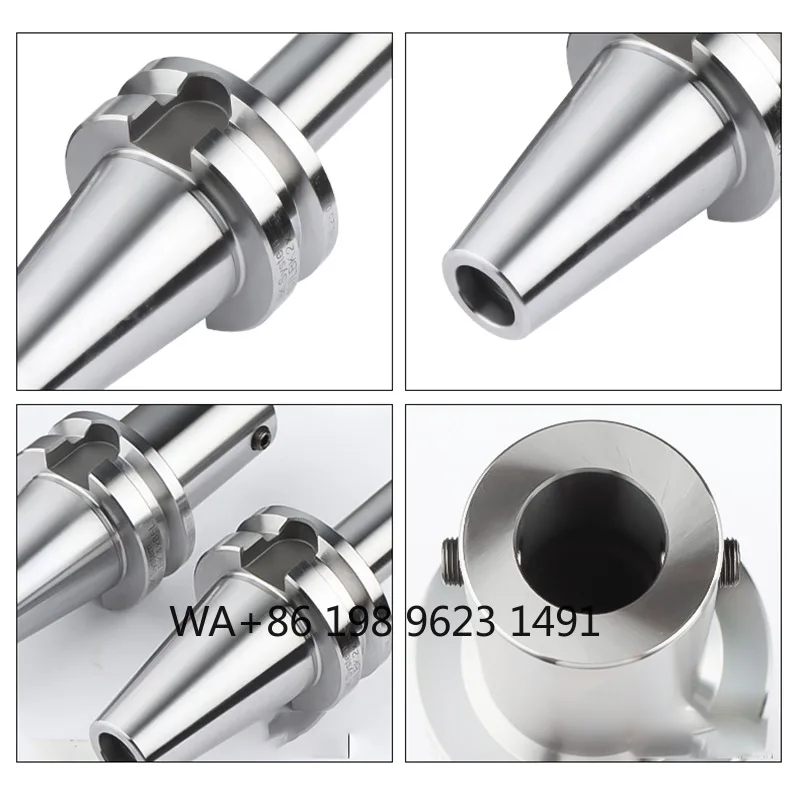 High Rigidity BT50 Shank Holder, LBK1-115L Collet Chuck Adapter, Compatible with LBK1-LBK6 Boring Heads and 2-Flute Boring