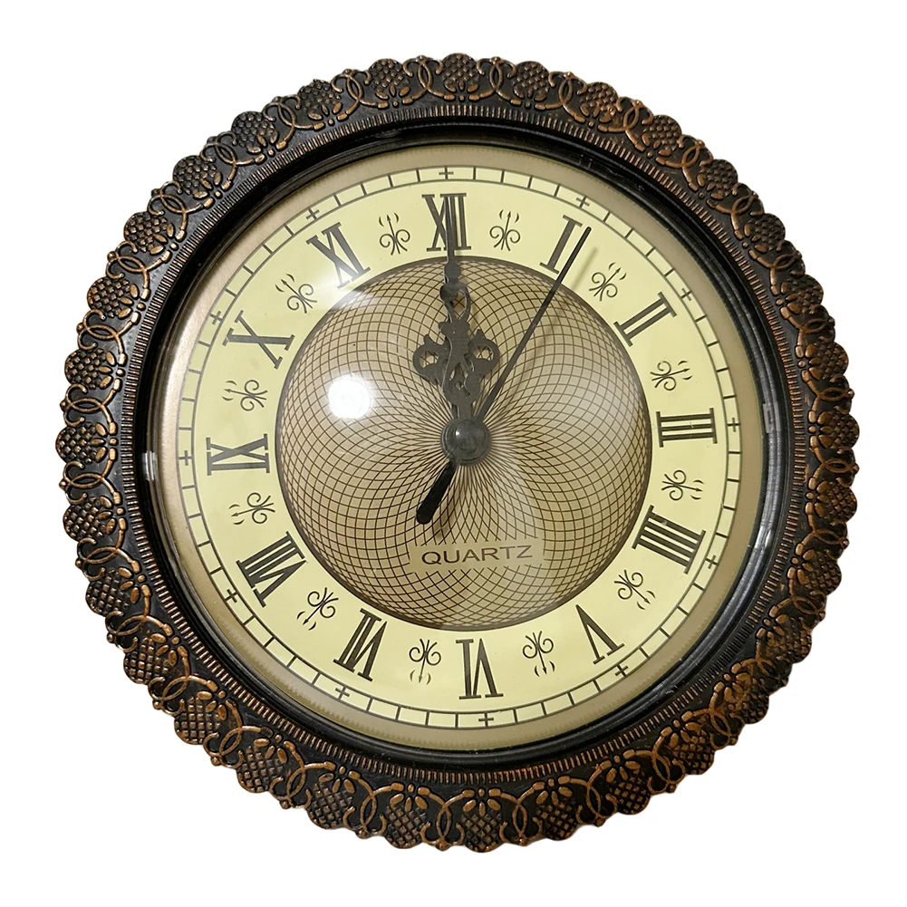 Movement Quartz Clock Insert DIY Precision Replacement Roman Numerals Silent Brown Compact Brand New High Quality