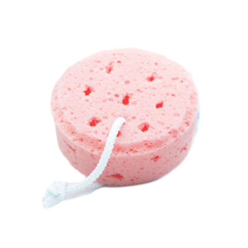 Round face Sponge Scrubber for Shower efreshing Massage Smooth Skin Suitable for Home or Hotel Use