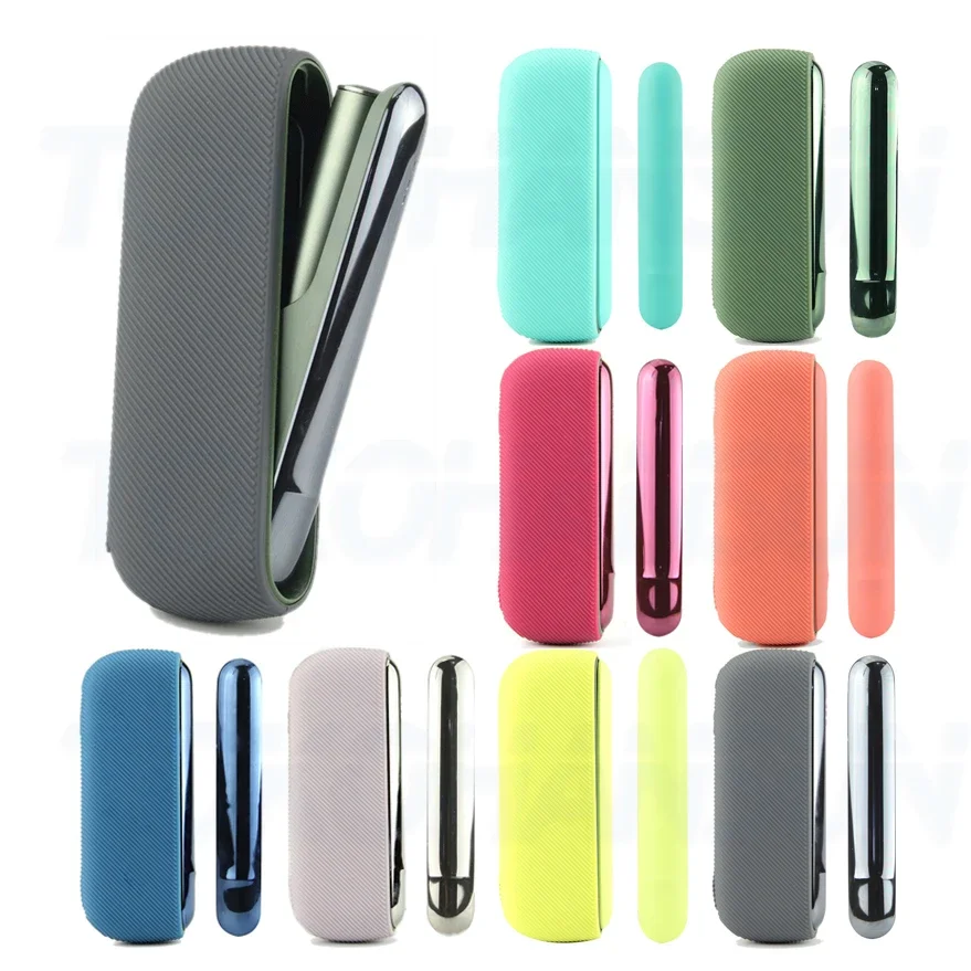 New Design 8 Colors Silicone Case Side Cover For IQOS ILUMA Full Protective Covere For IQOS 4 ILUMA Outer Accessories