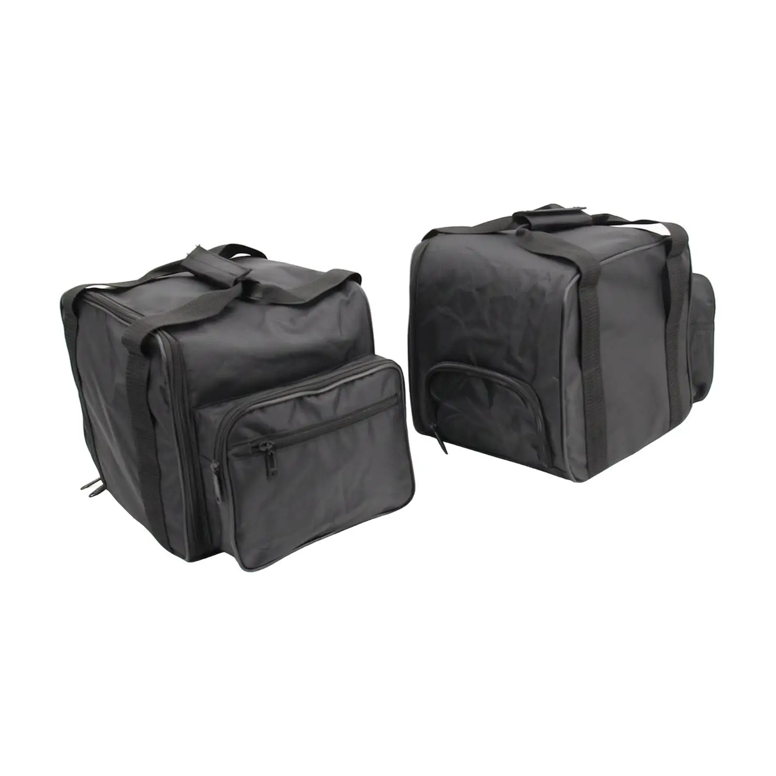 Motorcycle Luggage Insert Side Pouch Organizer for Trike Touring Water Resistant Oxford Cloth Storage Bag with Carry Handles for