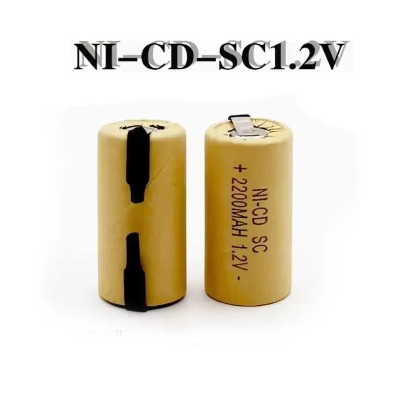 ☛Dobíjecí Ni-Cd baterie 2200mAh pro elektrické nářadí Makita, Bosch, Hitachi a DeWalt, baterie pro šroubováky, 1,2 V, vysoká kvalita - náhled 3