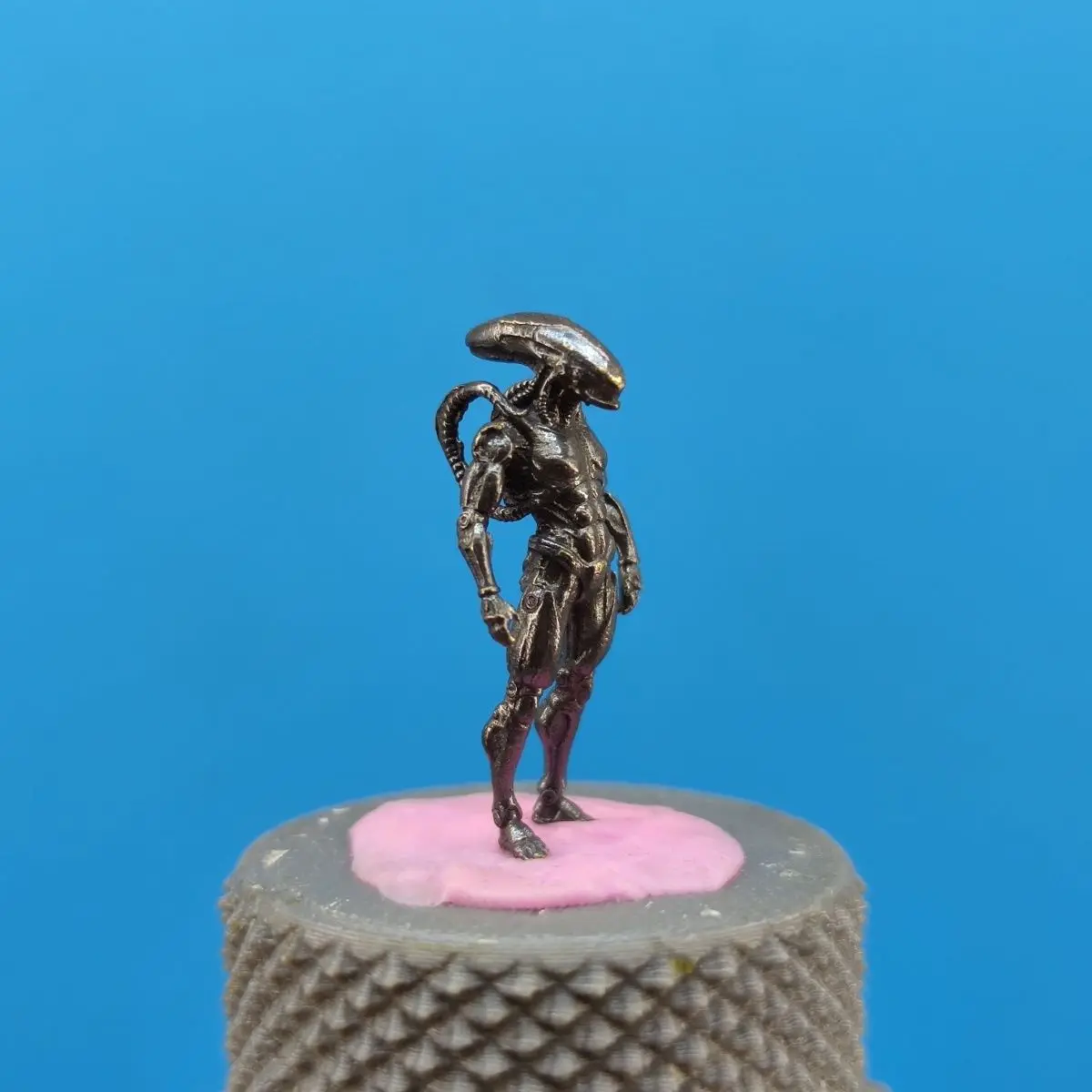 1PC Warrior Model Joint Movability Car-mounted Ornaments DIY Decoration Craft Copper Figurine Miniatures