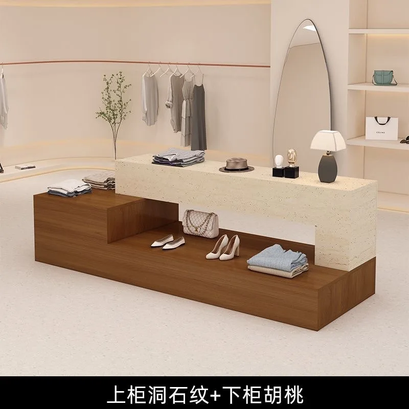 Nakajima display cabinet, table in the middle of the store, modern simple display cabinet