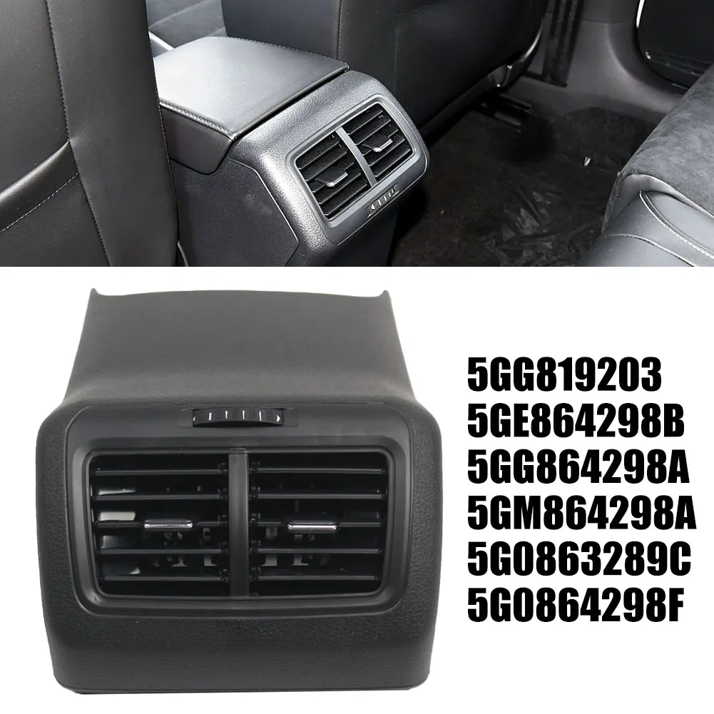 Rear Air Conditioning Outlet Center Armrest Air Vent Dual Holes For Golf MK7 MK7.5 2013-2020 5GG819203 5GE864298B Wear Parts