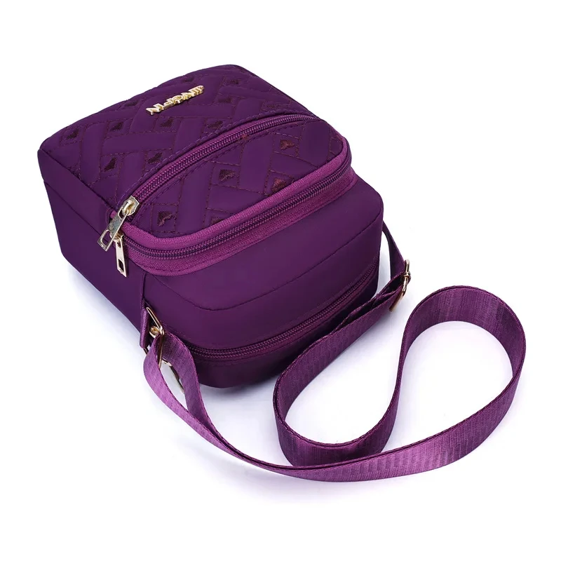 Damska torba na telefon komórkowy Mini Nylon Crossbody Telefon komórkowy Gotówka Damska torba Portfel Portmonetka Torba na ramię Wodoodporna na co dzień — zdjęcie 5